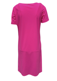 Only-M travelstof jurk basic Sporty Chic  SC.Abito.045 Fuxia