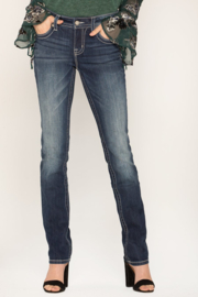 Miss Me mid-rise straight jeans M3481T