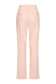 Mi Piace MP202581CSPT Travelstof straight broek - Classic Stripe print