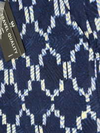 Mi Piace MP202581ITPT Travelstof broek straight – Heavy Ikat Print