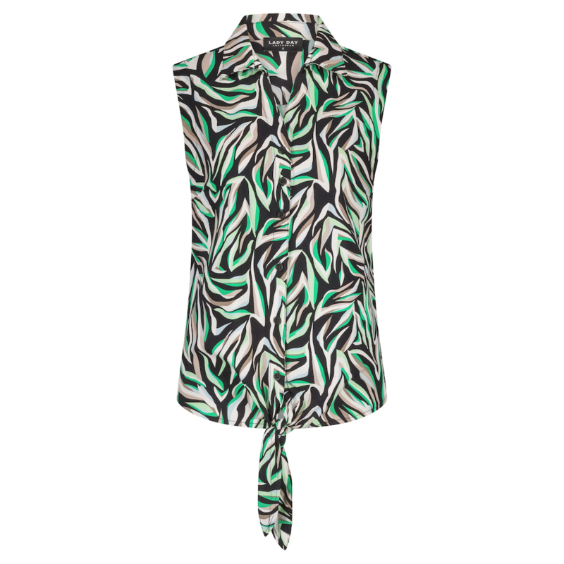 Lady Day Bibi travelstof top - Zeyna print