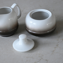 Suiker en melkset - Set voor olie, zeezout, kruiden - vintage - Scherzer