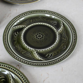 Bord - schaal - vintage - vakverdeling