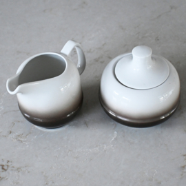 Suiker en melkset - Set voor olie, zeezout, kruiden - vintage - Scherzer