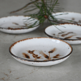 Schaal - vintage - klein - Stonehenge - Midwinter - Wild Oats - set van VIER