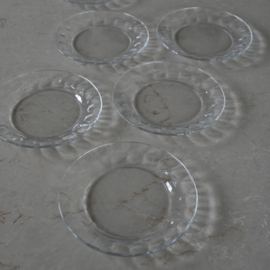 Bordjes- vintage - Arcoroc France - set van ZES