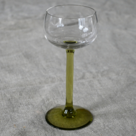 Wijnglas - vintage - hoog - 3x beschikbaar