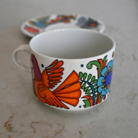 Kop en schotel - Cappuccino - Thee - Soepje - vintage - Acapulco - Villeroy&Boch