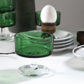 Glas - Coupe - Cavalier - vintage - groen - Luminarc