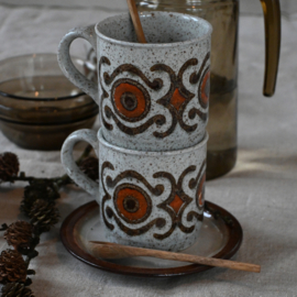 Mok - vintage - set van VIER