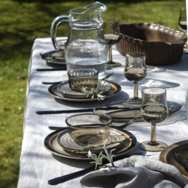 Schaaltje - Tof bordje - ovaal - Arcoroc - set van TWEE