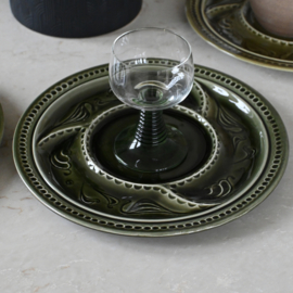 Bord - schaal - vintage - vakverdeling