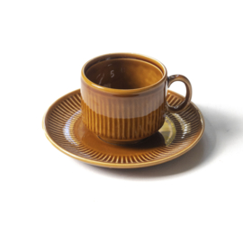 Kop en schotel - Espressokop en schotel - vintage - Pagnossin - set van TWEE( 3 x 2 stuks beschikbaar )