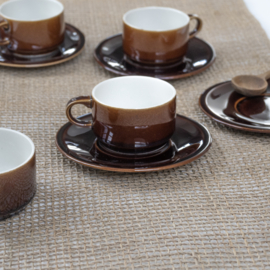 Espressokop en schotel - vintage - set van twee  (4 x 2 stuks beschikbaar )