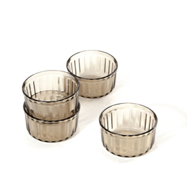 Schaaltje - Ramekin - vintage - Arcopal - set van drie