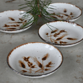 Schaal - vintage - klein - Stonehenge - Midwinter - Wild Oats - set van VIER