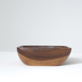 Schaaltje - vintage - teak