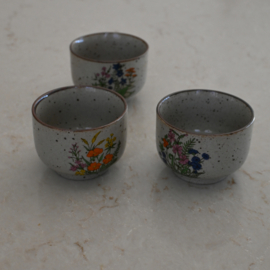 Mok - vintage - set van DRIE
