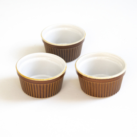 Schaaltje - Ramekin - vintage - Set van drie