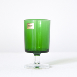 Glas - vintage - groen - Luminarc