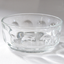 Schaal - vintage - Glas - Arcoroc - set van VIER (3 x 4 stuks beschikbaar )