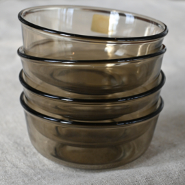 Schaal - klein - vintage - glas - Arcoroc France - set van TWEE
