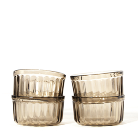 Schaaltje - Ramekin - vintage - Arcopal - set van drie