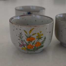 Mok - vintage - set van DRIE
