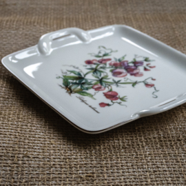 Serveerschaal - Cakeschaal - vintage - serie Botanica - Villeroy&Boch