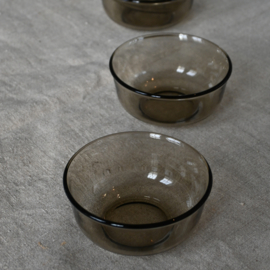 Schaal - klein - vintage - glas - Arcoroc France - set van TWEE
