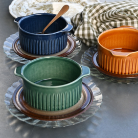 Kom - Schaal - vintage - set van drie - Royal Sphinx Petrus Regout Maastricht