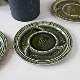 Bord - schaal - vintage - vakverdeling
