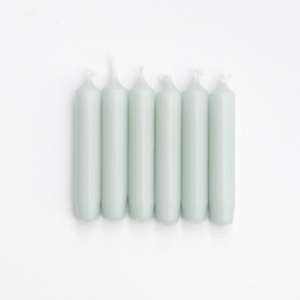 Kaars - Pale green - Rustik Lys - 6 stuks