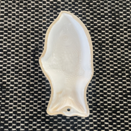 Schaal - Puddingvorm - Vis voor aan de wand - Met ingebakken ophangoog