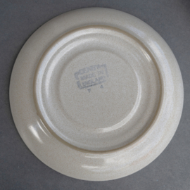 Kop en schotel - Cappuccino kop - vintage - Denby England - set van twee ( 2x 2 beschikbaar )