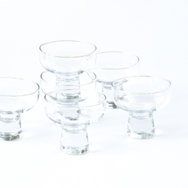 Coupe - Glas - vintage - set van zes