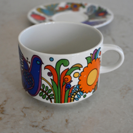 Kop en schotel - Cappuccino - Thee - Soepje - vintage - Acapulco - Villeroy&Boch
