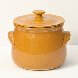 Soeppan - Ovenschaal - Ovenpot - vintage - met deksel