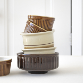 Schaaltje - Ramekin - vintage - Set van drie