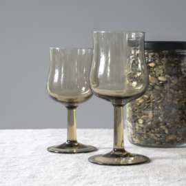 Wijnglas - vintage  - Luminarc - set van TWEE