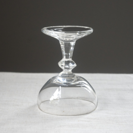 Coupe - Wijnglas - Glas - vintage - set van negen
