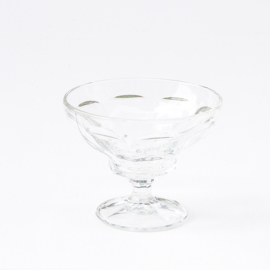 Coupe - Glas - vintage - set van zes (2x beschikbaar)