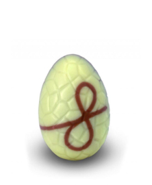 Zakje met krokant wit eitjes