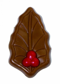 Zakje met hulstblaadjes melk