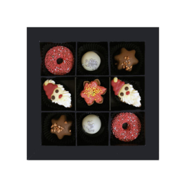 Bonbons geschenkdoos 9 vaks kerst*