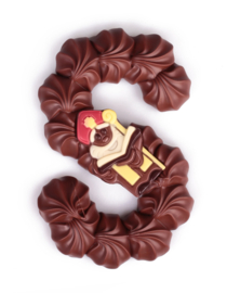 Chocoladeletter S melk