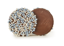 Zakje met oublies blauw