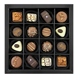 Bonbons geschenkdoos 16 vaks neutraal