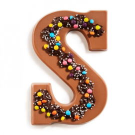 Chocoladeletter S melk party