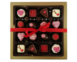 Bonbons geschenkdoos  16 vaks liefde